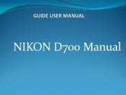 Nikon D7000 Manual
