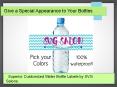 Cusomized Water Bottle Labels at SVG Salons PowerPoint PPT Presentation