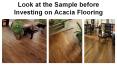 Look at the Sample before Investing on Acacia Wood Flooring
