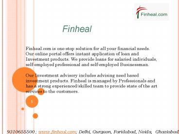 Home Loan Consultants Provider in Delhi