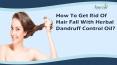 How To Get Rid Of Hair Fall With Herbal Dandruff Control Oil?