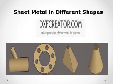 Purchase Sheet Metal Flat Pattern