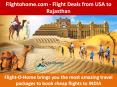 Flightohome.com - Flight Deals from USA to Rajasthan PowerPoint PPT Presentation