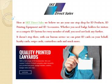 ID Products UK