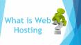 What is Web hosting? PowerPoint PPT Presentation