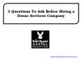 3 Questions To Ask Before Hiring a Drone Services Company PowerPoint PPT Presentation