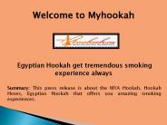 MYA Hookah, Hookah Hoses