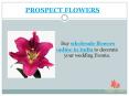Best Wholesale Wedding Flowers Delivery in India | Prospect Flowers PowerPoint PPT Presentation