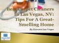 Best Carpet Cleaners In Las Vegas, NV: Tips For A Great-Smelling Home PowerPoint PPT Presentation