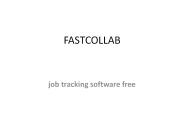 job tracking software free - fastcollab
