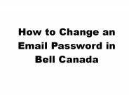How To Recovery Bell Canada Email Password