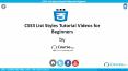 CSS3 List Styles tutorial for Beginners PowerPoint PPT Presentation