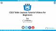 CSS3 Table Layouts tutorial for Beginner PowerPoint PPT Presentation