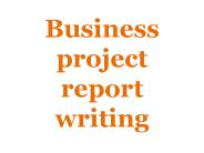 The best services of Business project report writing.