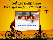 COM 295 RANK Active Participation / com295rank.com