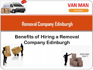 Removal company Edinburgh