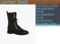 Leather Boots PowerPoint PPT Presentation