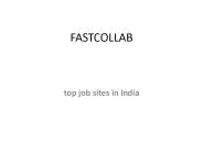 top job sites in India - fastcollab