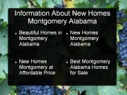 Information About New Homes Montgomery Alabama