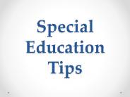 Special Education Tips