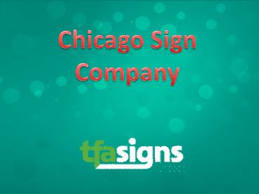 Chicago Sign Company