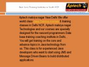 java training Delhi | java training institute in Delhi