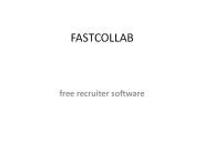 free recruiter software - fastcollab