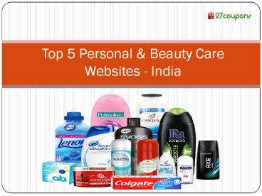Top 5 personal beauty care websites