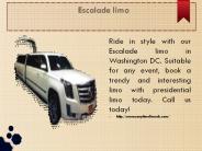 Escalade limo