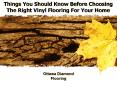 Things You Should Know Before Choosing The Right Vinyl Flooring For Your Home PowerPoint PPT Presentation