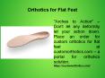 Orthotics for Flat Feet PowerPoint PPT Presentation