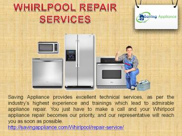 Whirlpool Repair Services