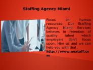 Staffing Agency Miami