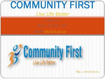 Community Service Jobs Perth (1)