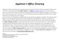 Commercial Cleaners - Appleton's Office Cleaning PowerPoint PPT Presentation