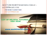 ACCT 434 MART Something Great-acct434mart.com