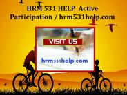 HRM 531 HELP  Active Participation / hrm531help.com