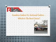 Seamless Gutter Installation