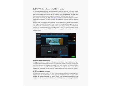 DVDFab DVD Ripper Comes to Its 10th Generation