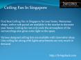 Ceiling Fan in Singapore PowerPoint PPT Presentation