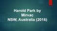 Harold Park by Mirvac NSW, Australia (2016) PowerPoint PPT Presentation