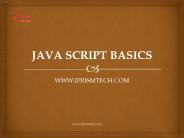 Java Scripts Basics