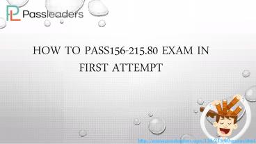 Passleaders 156-215.80 Braindumps