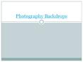 The Digital Photography Background Masterpiece PowerPoint PPT Presentation