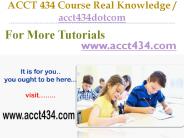 ACCT 434 Course Success Begins / acct434dotcom