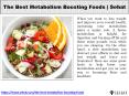 The Best Metabolism Boosting Foods | Sehat PowerPoint PPT Presentation