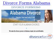 Divorce Forms Alabama