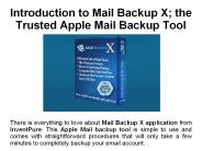trysted Apple Mail Backup App