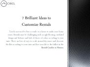 Rental Condos or Homes