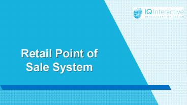 Retail Point of Sale System
